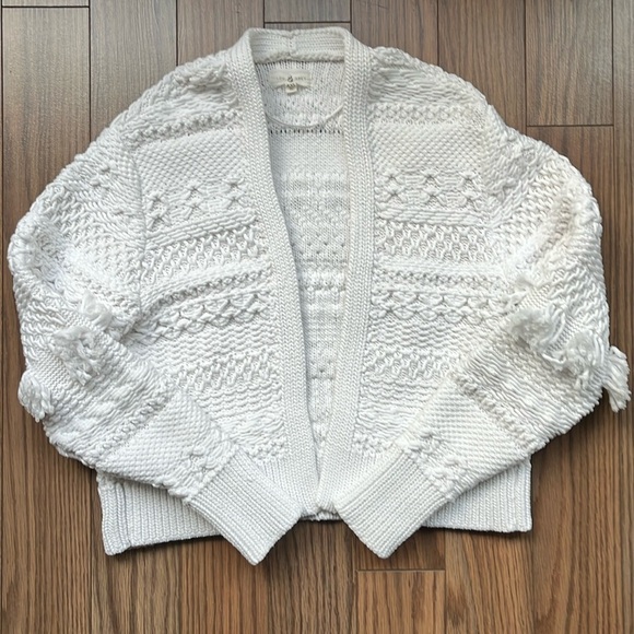 LOU & GREY Cotton Blend Boho Cardigan oversized XXS-S - Picture 9 of 11